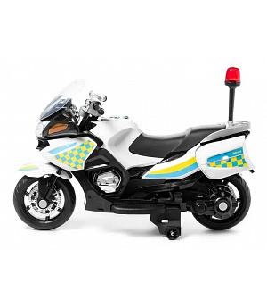 Moto Infantil de Policía-Pro 12v para niños, ruedas goma, 3-7 AÑOS - INDA649-AT